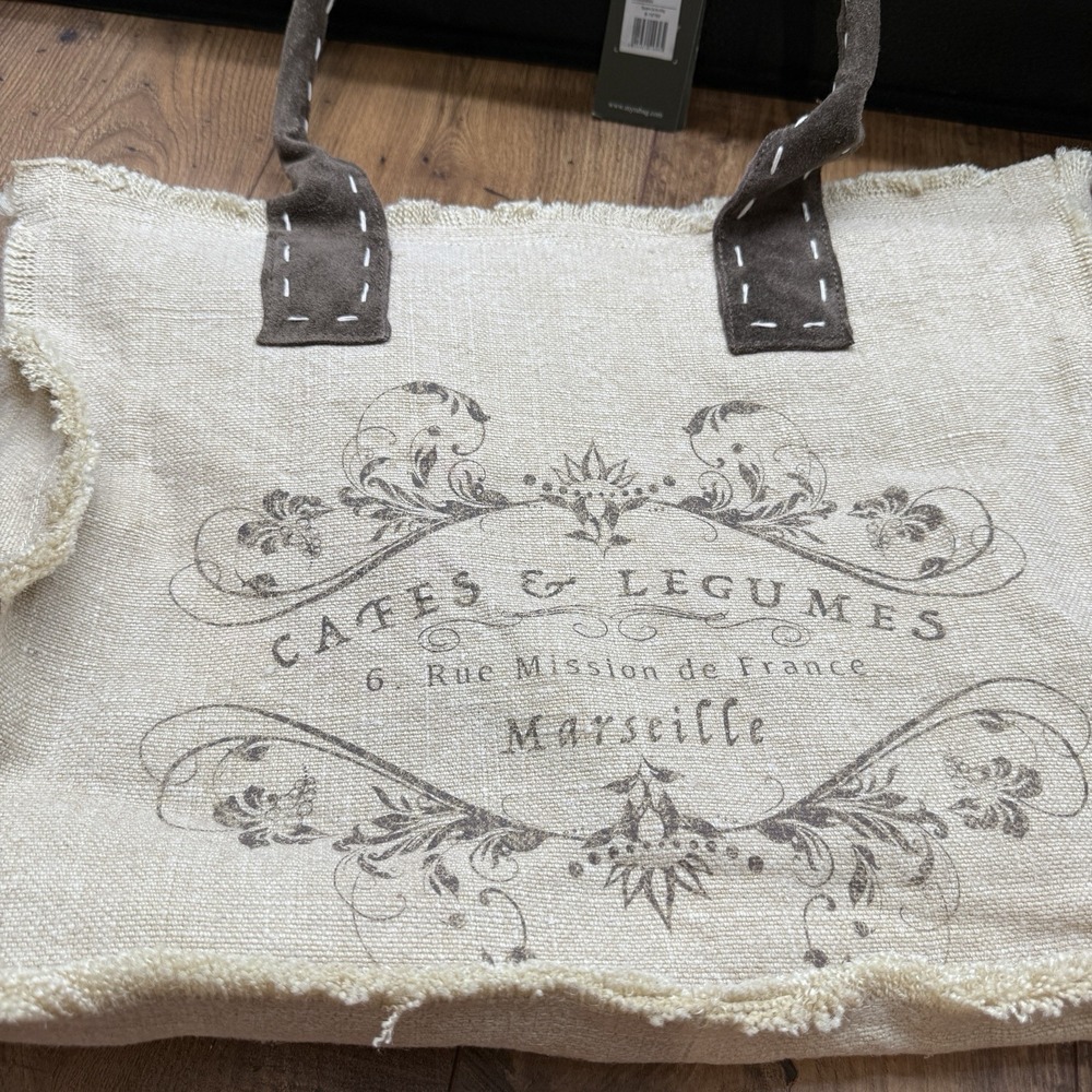Myra NWT Handbags Signature Line Small Tote Bag Vtg French Design NEW Market - Picture 3 of 6